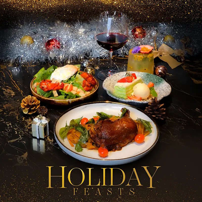 HOLIDAY FEASTS – WESTERN SET MENU & WINE